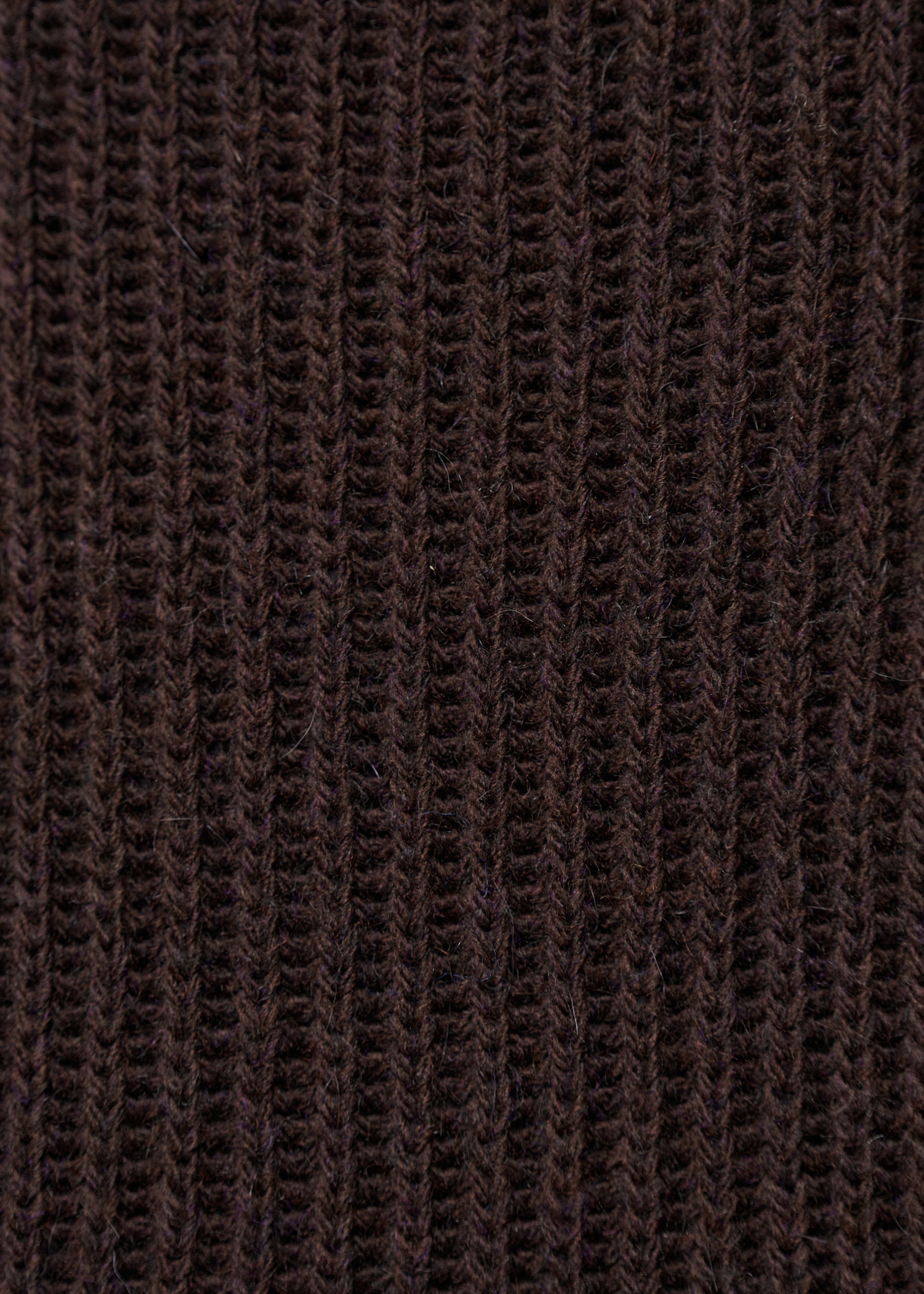 Plastron marron col roulé  - CHOCOLAT#couleur_CHOCOLAT