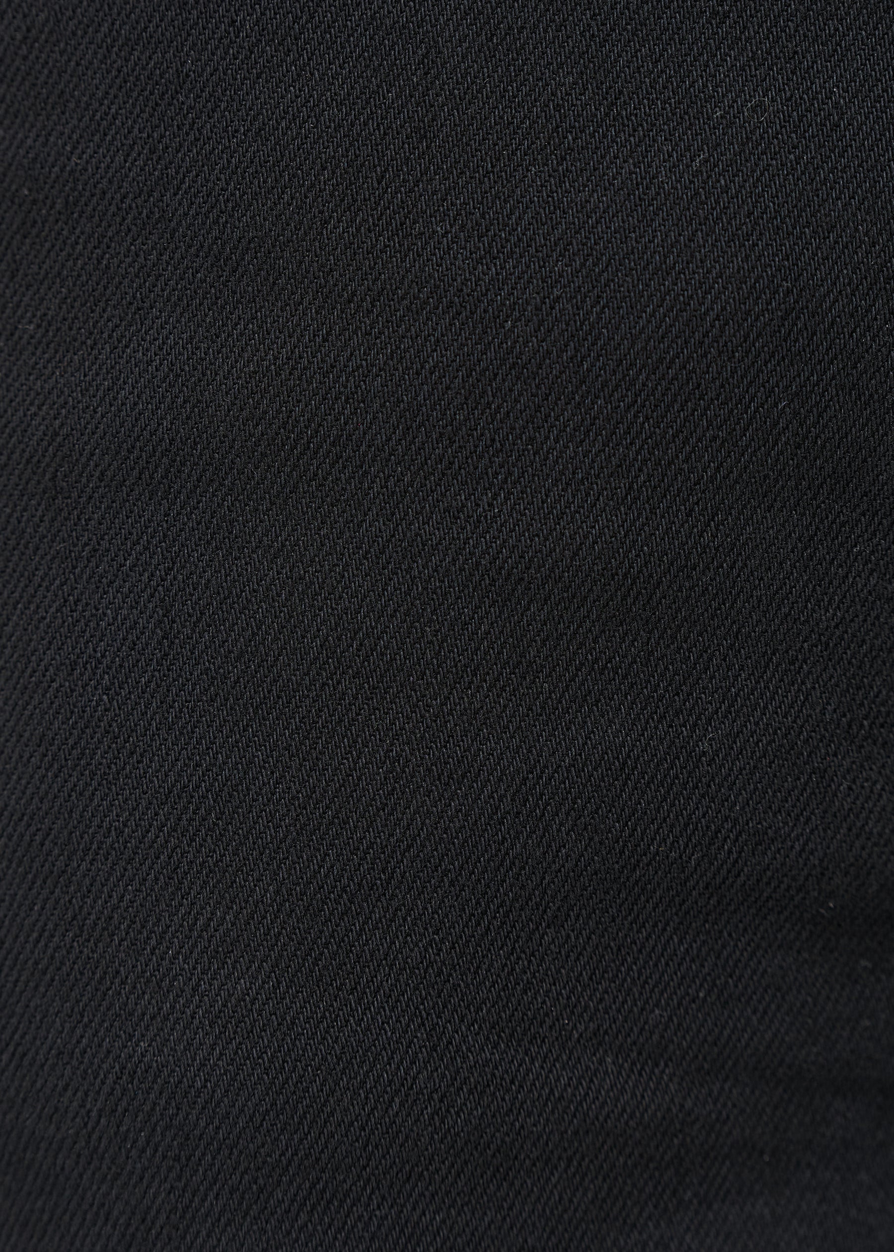 Jean noir large taille haute en coton biologique - NOIR#couleur_NOIR