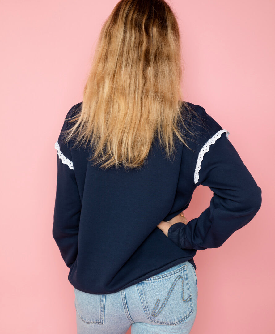 Camellia sweater - Navy