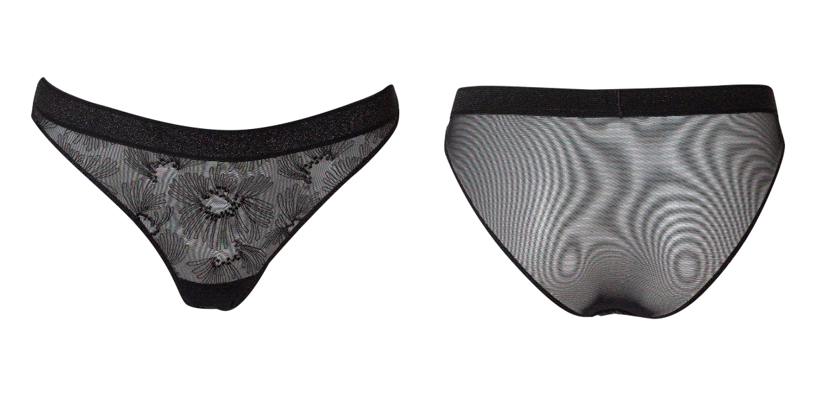 Le Crush panties - Noir Shadow