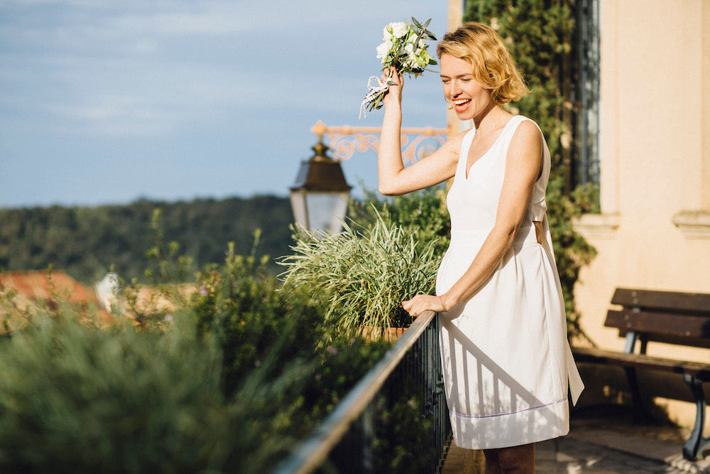 Robe Gordes Blanc cassé